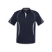 Biz Collection Men's Razor Polo - Navy/White