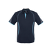 Biz Collection Men's Razor Polo - Navy/Sky