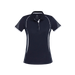 Biz Collection Women's Razor Polo - Navy/White