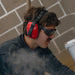 SafeStyle Converts Matte Graphite Red Frame Grey Polarised Lens - Lifestyle 1