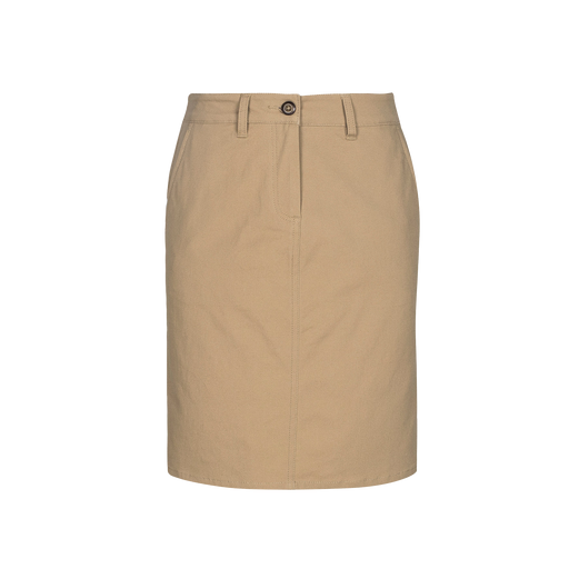 Biz Collection Women's Lawson Chino Skirt - Dark Stone