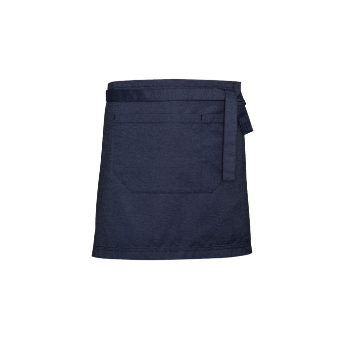 Biz Collection Unisex Urban 1/2 Waist Apron - Blue Denim