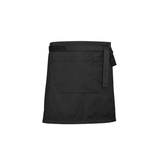 Biz Collection Unisex Urban 1/2 Waist Apron - Black Denim