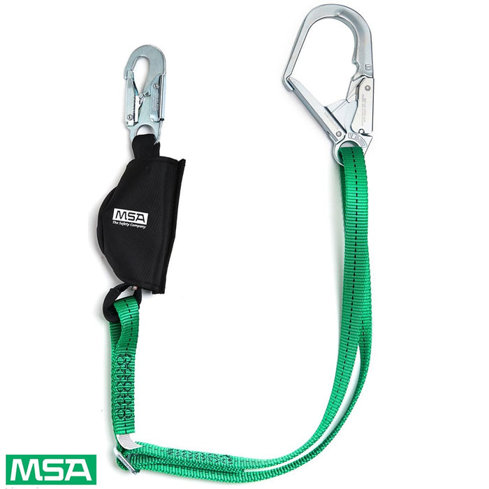 MSA V-Series™ Adjustable Webbing Lanyard – Snaphook or Steel Scaffold Hook