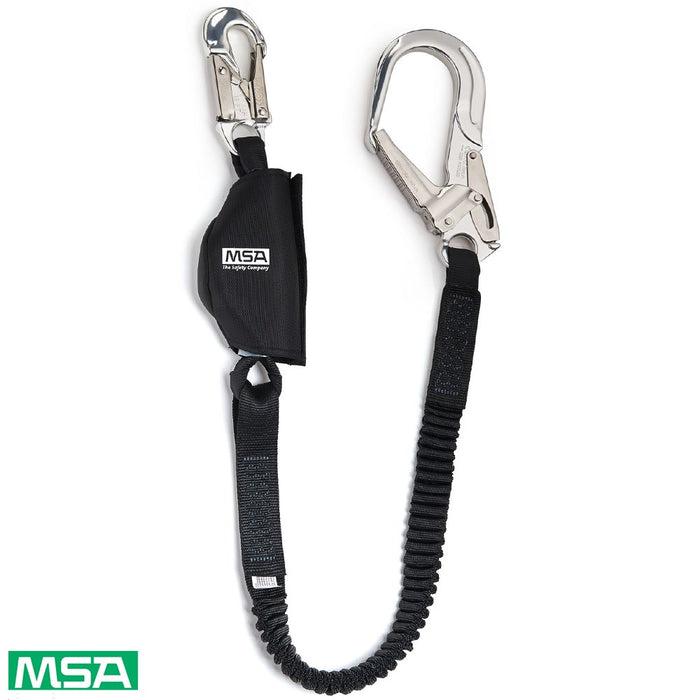 MSA V-Series™ Stretch Lanyard – Alloy Scaffold Hooks – Single or Twin Leg