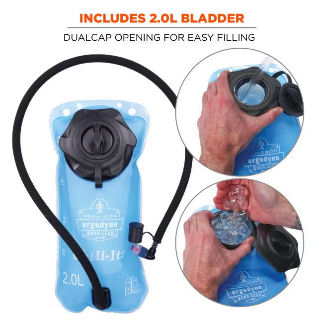 Ergodyne Chill It's 5155 Low-Profile Hydration Pack - 2 Liter Bladder