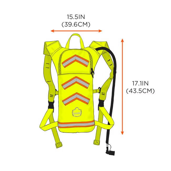 Ergodyne Chill It's 5155 Low-Profile Hydration Pack - 2 Liter Bladder
