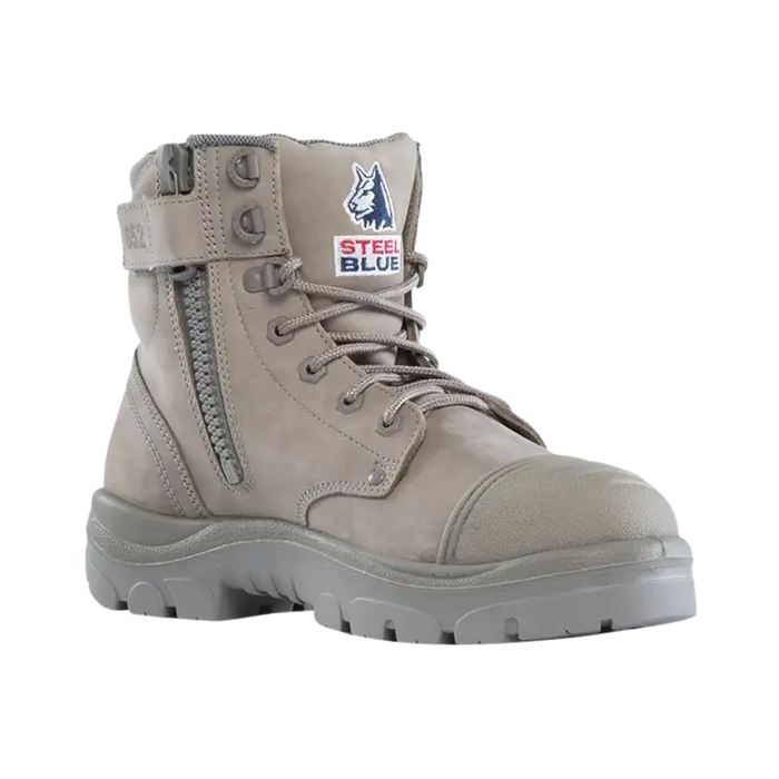 Steel Blue Argyle Zip Scuff Cap 312652 – Zip Sided Safety Boot | Work Boots AU