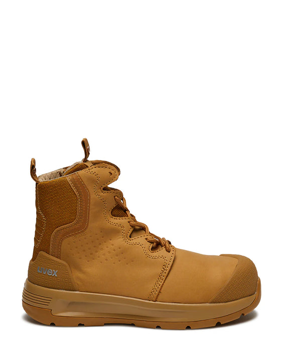 UVEX 3 X-Flow 65428 Zip Side Safety Boot – Heat Resistant Composite Toe | Work Boots AU