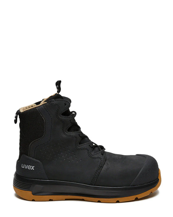 UVEX 3 X-Flow 65428 Zip Side Safety Boot – Heat Resistant Composite Toe | Work Boots AU