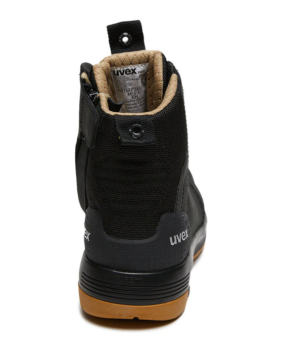UVEX 3 X-Flow 65428 Zip Side Safety Boot – Heat Resistant Composite Toe | Work Boots AU