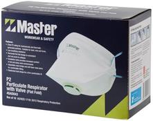 Master SAD043 P2 Flat Fold Respirator with Valve - Box of 10