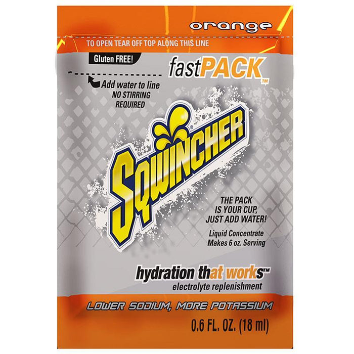 Sqwincher Fast Pack - Orange - 18ml Sachet - Pack of 50
