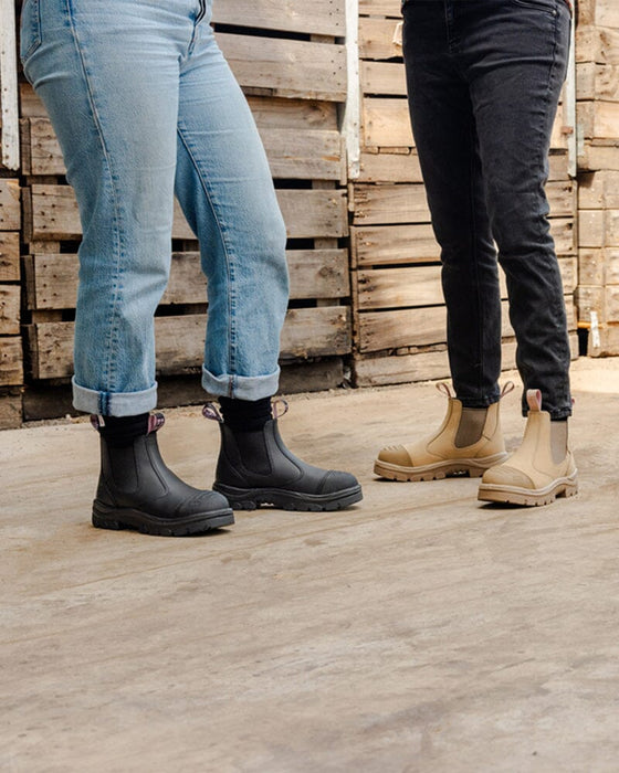 Steel Blue Ladies Hobart Scuff Safety Boot - Sand