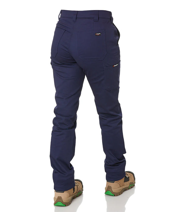 King Gee Ladies Basic Stretch Pants - Navy