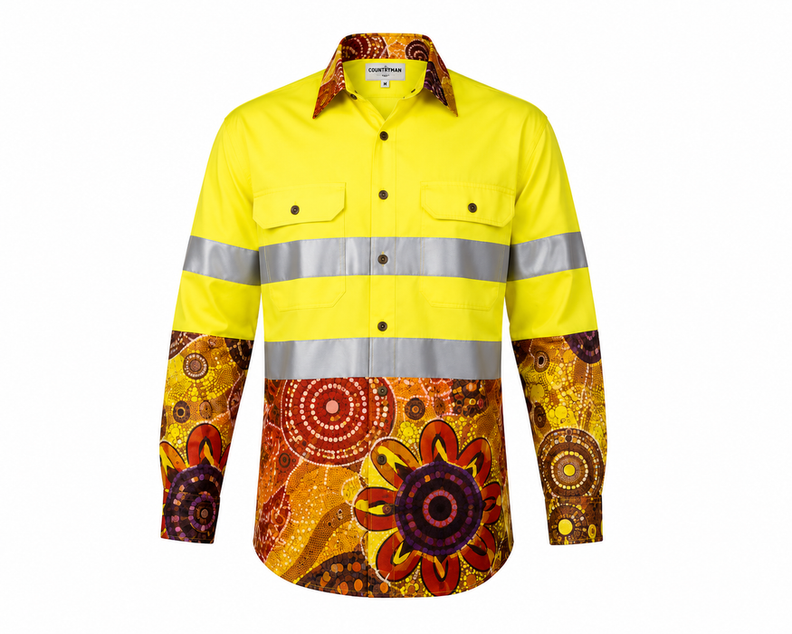 Countryman Jilya “Many Minds” Design Hi-Vis Long Sleeve Shirt