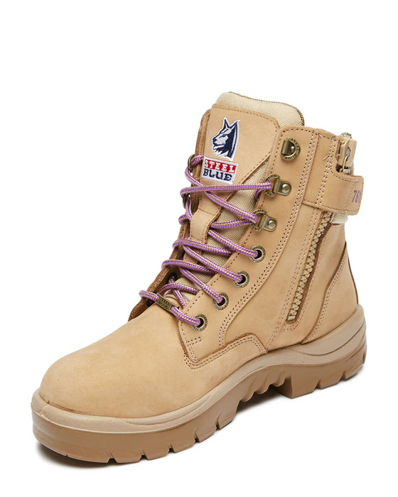 Steel Blue Southern Cross 592761 Lace Up Ankle Boot with Zip