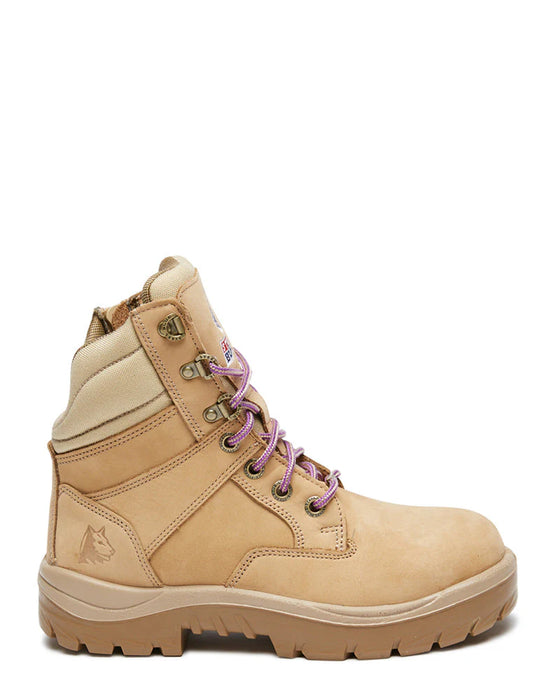 Steel Blue Southern Cross 592761 Lace Up Ankle Boot with Zip