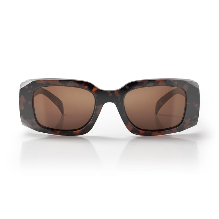 SafeStyle Auras Brown Tort Frame Brown Polarised Lens - Front View