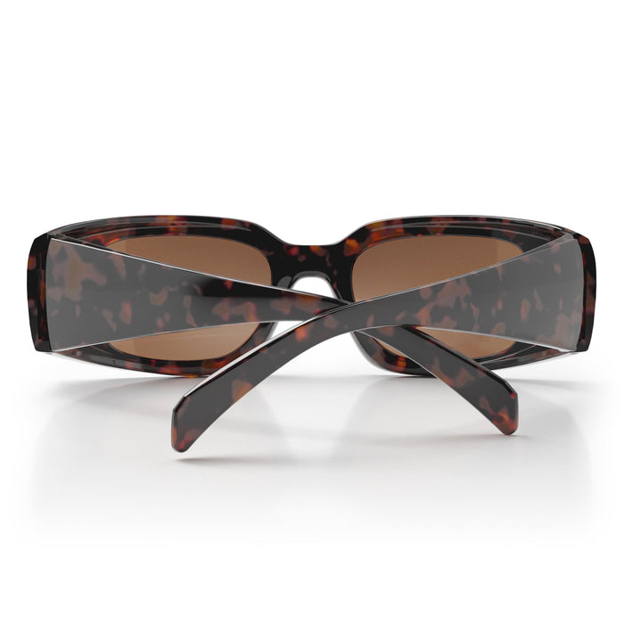 SafeStyle Auras Brown Tort Frame Brown Polarised Lens - Back View