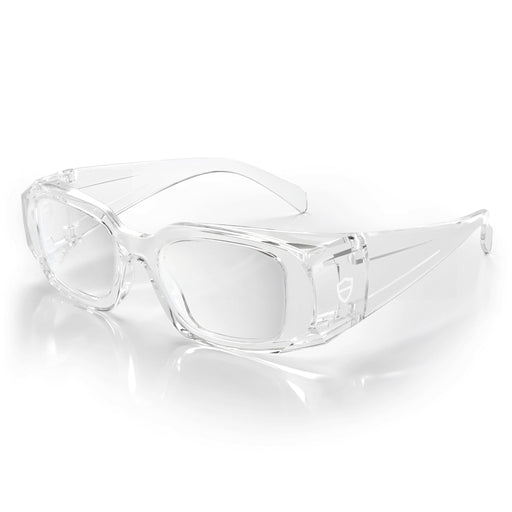 SafeStyle Auras Clear Frame Clear Lens - Angle View