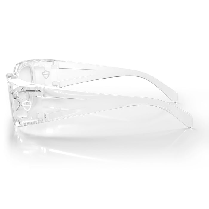 SafeStyle Auras Clear Frame Clear Lens - Side View