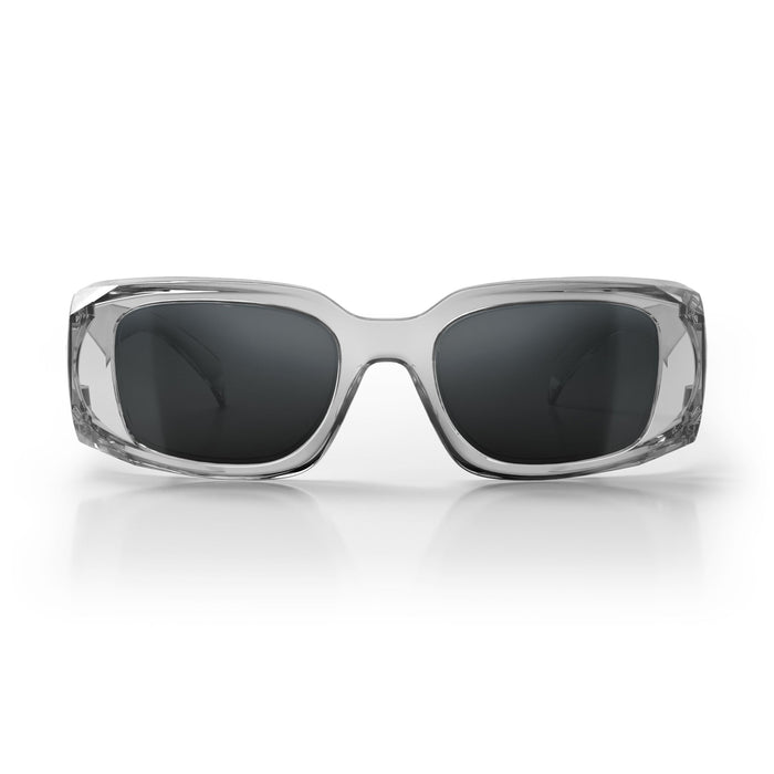 SafeStyle Auras Graphite Frame Grey Polarised Lens - Front View