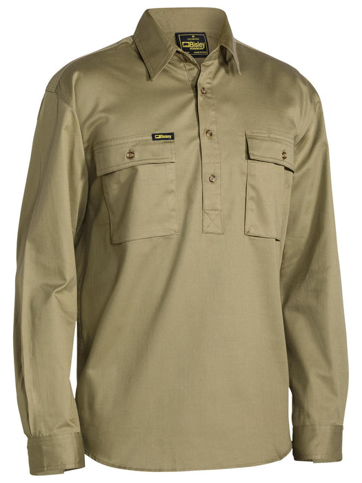 Bisley Closed Front Cotton Drill Shirt BSC6433