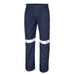 Regular Weight PPE2 FR Straight Cut Semi-Cargo Trousers With Loxy Reflective Tape - Navy