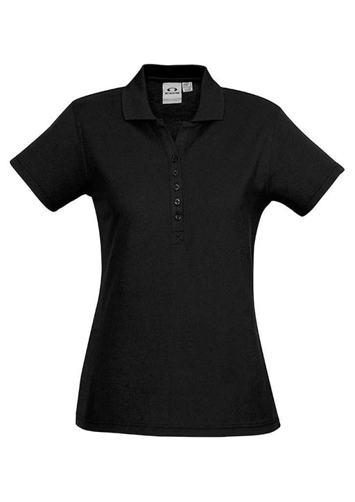 Biz Collection Women's Crew Polo - Black