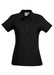 Biz Collection Women's Crew Polo - Black