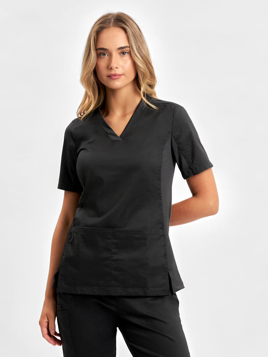 Biz Care Riley Women's V-Neck Scrub Top (CST043LS)