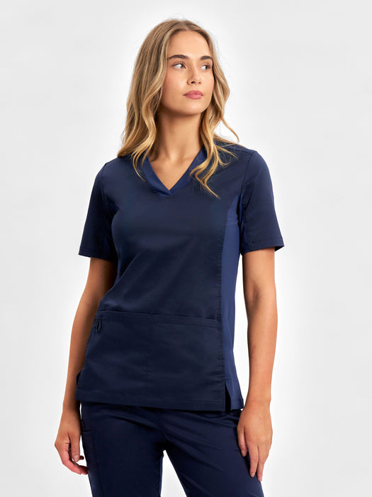 Biz Care Riley Women's V-Neck Scrub Top (CST043LS)