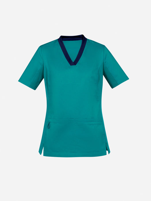 Biz Care Riley Women's V-Neck Scrub Top (CST043LS)