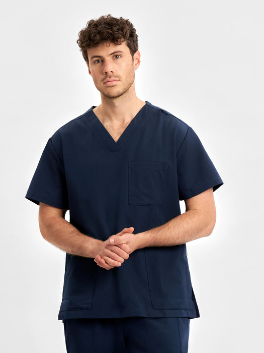 Biz Care Pulse Unisex V-Neck Scrub Top (CU544US)