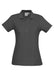 Biz Collection Women's Crew Polo - Charcoal