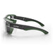 SafeStyle Converts Clear Green Frame Clear Lens - Side View