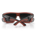 SafeStyle Converts Matte Graphite Red Frame Grey Polarised Lens - Back View