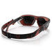SafeStyle Converts Matte Graphite Red Frame Grey Polarised Lens - Strap View 2