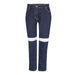 Tru Womens Stretch Denim Jeans with Reflective Tape - Navy
