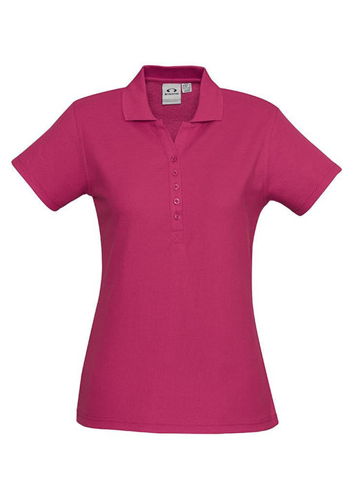 Biz Collection Women's Crew Polo - Fuchsia