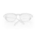SafeStyle Lites Round Clear Frame Clear Lens - Back