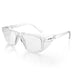 SafeStyle Lites Square Clear Frame Clear Lens - Angle