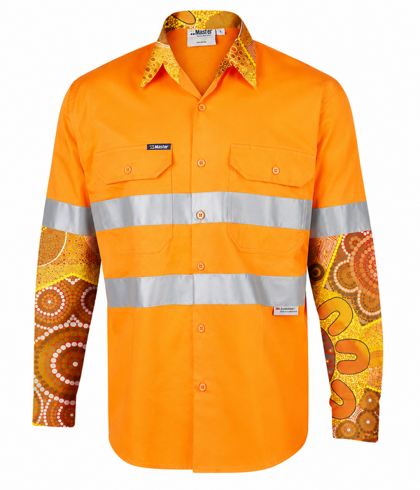 Countryman Jilya “Many Minds” Design Hi-Vis Long Sleeve Shirt