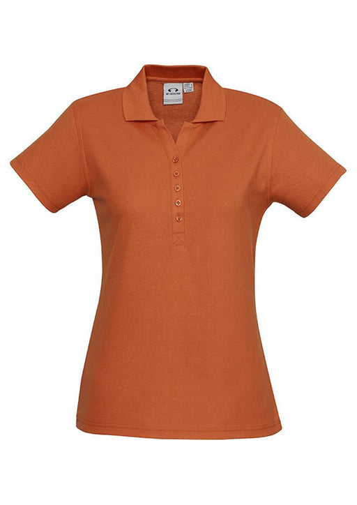 Biz Collection Women's Crew Polo - Orange