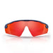 SafeStyle Phantoms Matte Navy Reflectors Red Lens - Front View
