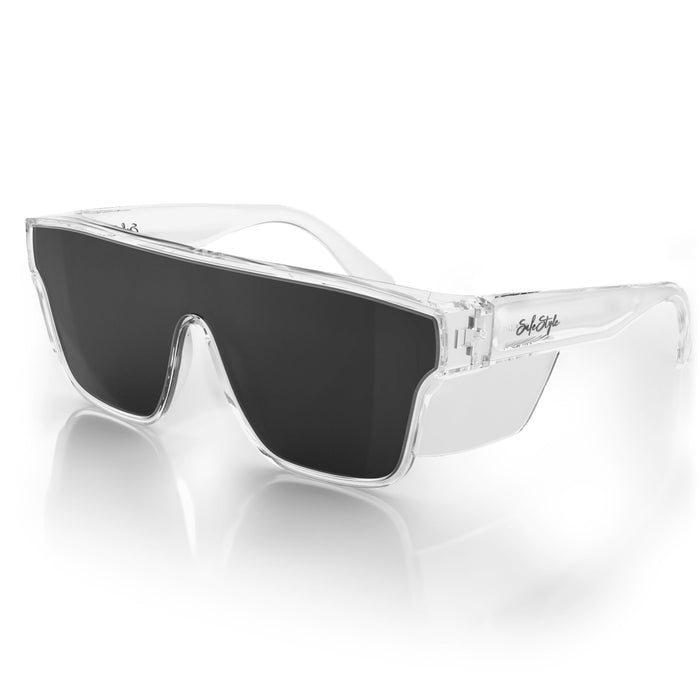 SafeStyle Primes Clear Frame Tinted Lens - Angle