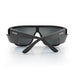 SafeStyle Primes Matte Black Frame Reflectors Blue Lens - Back