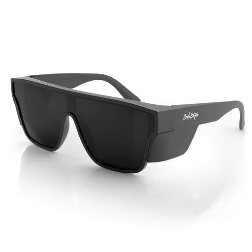 SafeStyle Primes Matte Black Frame Polarised Lens - Angle