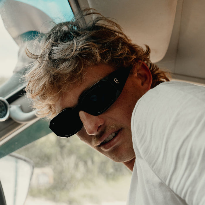 SafeStyle Auras Black Frame Grey Polarised Lens - Lifestyle 2